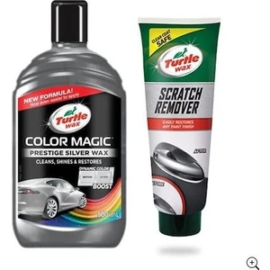 Turtle Wax Renkli Cila Gri ve Turtle Wax Çizik Giderici Pasta