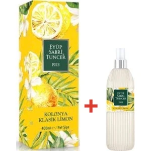 Eyüp Sabri Tuncer Kolonya Pvc 400 ml Limon + Eyüp Sabri Tuncer Sprey Kolonya 150 ml