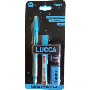 Lucca Mekanik Kurşun Kalem Seti 0.7 mm Versatil Mavi