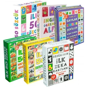 Diy-Toy Flash Cards 6'lı Eğitim Seti