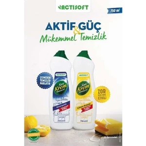 Sıvı Krem Temizleyici 2'li Set 750 ml Amonyaklı + 750 ml Limon Kokulu