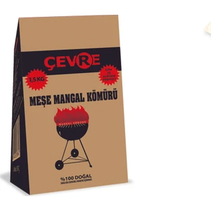 Mangal Kömürü 1,5 kg (Çıra ve Eldiven Hediyeli))