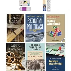Ekonomi Seti + 6 Kitap - Defter ve Ayraç - Mahfi Eğilmez