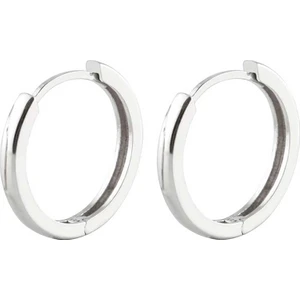 Afrodit Silver 15 mm Taşsız Halka Gümüş Küpe