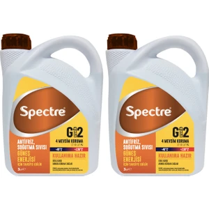 2 Adet Spectre Güneş Enerjisi Antifrizi -40 Derece 3 lt