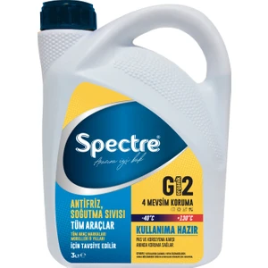 G12 Organik Mavi Antifriz 3 lt -40 Derece