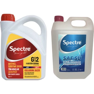 Kırmızı Antifriz 3 lt + Distile Saf Su 5 lt