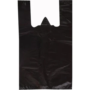 1001 Ambalaj ARA HIŞIR POŞET ORTA BOY SİYAH RENK 1 KG PAKET