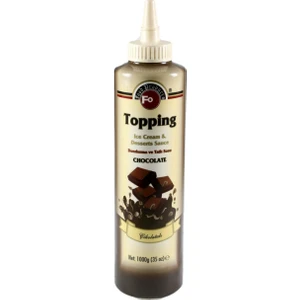Fo Topping Çikolata Aromalı Dondurma ve Tatlı Sosu 1000gr