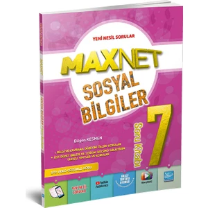 Karaca Yayınevi Maxnet 7. Sınıf Sosyal Bilgiler Soru Kitabı
