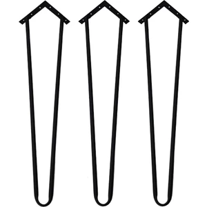 Talya 3 Lü Set Ahşap ve Kütük Sehpa Metal Firkete Ayak