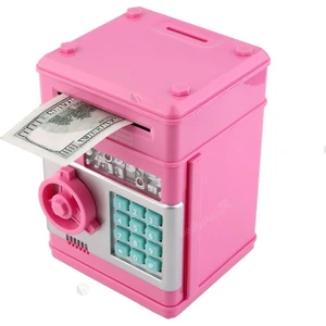 Şifreli Kasa Atm Elektronik Kumbara - Pembe