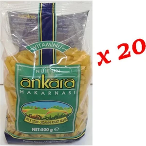 Nuhun Ankara Ankara Vitaminli Ince-Uzun Makarna 500 gr x 20'li Koli