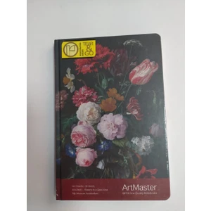 Art Master 120 Yaprak Sert Kapak Kareli Defter 17 x 24 cm