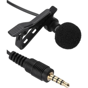 JH-043 3,5mm Aux Yaka Mikrofonu Cep Telefonu Uyumlu