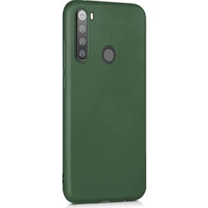 Xiaomi Redmi Note 8 Kılıf Liquid Içi Kadife Tam Koruma Silikon Yeşil