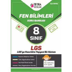 Tetra Yayınları Fen Bilimleri 8. Sınıf Lgs Soru Bankası