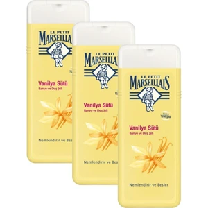 Le Petit Marseillais Vanilya Sütü Duş Jeli 400 ml x 3 Adet