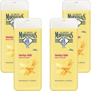 Le Petit Marseillais Vanilya Sütü Duş Jeli 400 ml x 4 Adet