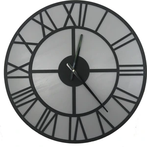 Goodtime Gri Roma Dekoratif Duvar Saati