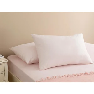 English Home Düz Pamuklu 2'li Yastık Kılıfı 50x70 cm Toz Pembe