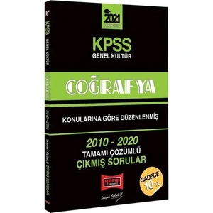 Yargı Yayınevi ​2021 KPSS Coğrafya Konularına Göre Düzenlenmiş Tamamı Çözümlü Çıkmış Sorular