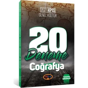 Yediiklim Yayınları KPSS 2021 Genel Kültür Coğrafya Tamamı Çözümlü 20 Deneme