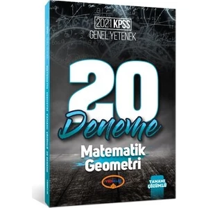 Yediiklim Yayınları KPSS 2021 Genel Yetenek Matematik - Geometri Tamamı Çözümlü 20 Deneme