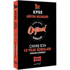 Yargı Yayınevi 2021 KPSS Eğitim Bilimleri Orijinal Sorular Fasikül Tamamı Çözümlü Çıkmış Son 10 Yılın Soruları