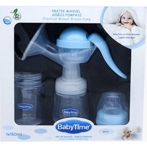 Babytime Pratik Manuel Göğüs Pompası Mavi