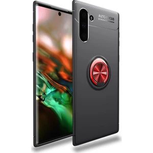 Hesaplı Dünya Samsung Galaxy Note 10 Kılıf Selfie Yüzüklü Standlı Silikon Rvl