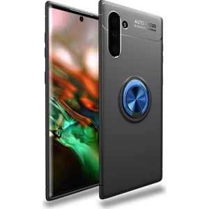 Hesaplı Dünya Samsung Galaxy Note 10 Kılıf Selfie Yüzüklü Standlı Silikon Rvl