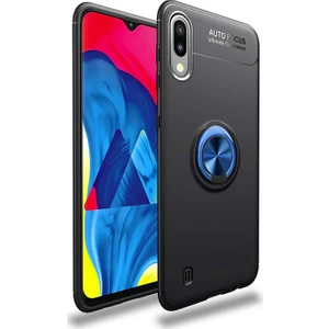 Hesaplı Dünya Samsung Galaxy M10 Kılıf M105 Selfie Yüzüklü Esnek Silikon Rvl