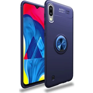 Hesaplı Dünya Samsung Galaxy M10 Kılıf M105 Selfie Yüzüklü Esnek Silikon Rvl
