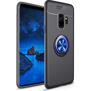Hesaplı Dünya Samsung Galaxy S9 Kılıf G960 Selfie Yüzüklü Standlı Silikon Rvl