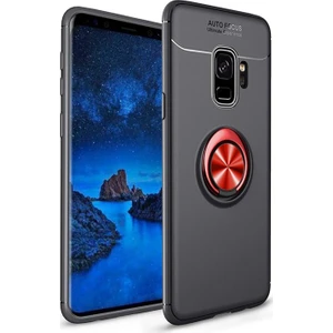 Hesaplı Dünya Samsung Galaxy S9 Kılıf G960 Selfie Yüzüklü Standlı Silikon Rvl