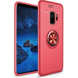 Hesaplı Dünya Samsung Galaxy S9 Kılıf G960 Selfie Yüzüklü Standlı Silikon Rvl