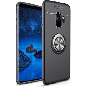 Hesaplı Dünya Samsung Galaxy S9 Kılıf G960 Selfie Yüzüklü Standlı Silikon Rvl