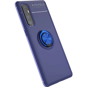 Hesaplı Dünya Oppo Reno 3 Pro Kılıf Selfie Yüzüklü Standlı Silikon Rvl
