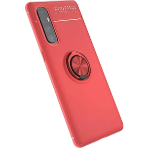 Hesaplı Dünya Oppo Reno 3 Pro Kılıf Selfie Yüzüklü Standlı Silikon Rvl