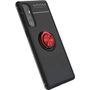 Hesaplı Dünya Oppo Reno 3 Pro Kılıf Selfie Yüzüklü Standlı Silikon Rvl