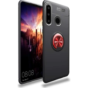 Hesaplı Dünya Huawei Y6P Kılıf Selfie Yüzüklü Tutuculu Esnek Silikon Rvl