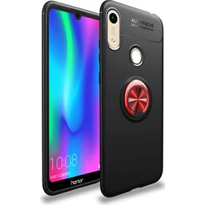 Hesaplı Dünya Huawei Y6 2019 Kılıf Selfie Yüzüklü Tutuculu Esnek Silikon Rvl