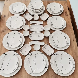 Takım Kahvaltı 12 Kişilik 38 Parça Mat Krem