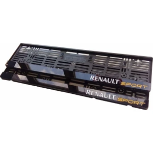 Great Master Renault Sport Plakalık Pleksi Plaka Çerçevesi (2 Adet) Aynalı Lazer Kesim