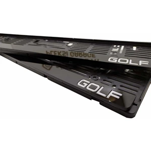 Great Master Volkswagen Vw Golf Plakalık Pleksi Plaka Çerçevesi (2 Adet) Aynalı Lazer Kesim