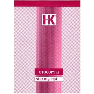 Otokopili Sipariş Fişi 2/50 3 Nüshalı