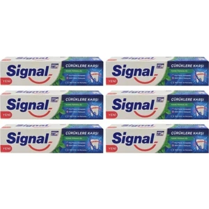 Diş Macunu Çürüklere Karşı Nane Ferahlığı 100 Ml*6 Adet