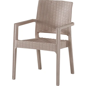 Plastik Rattan Sandalye 6 Adet