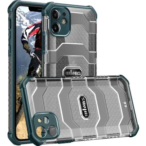 Apple iPhone 11 Kılıf Kenarları Renkli Darbe Koruyucu Wrong Koyu Yeşil